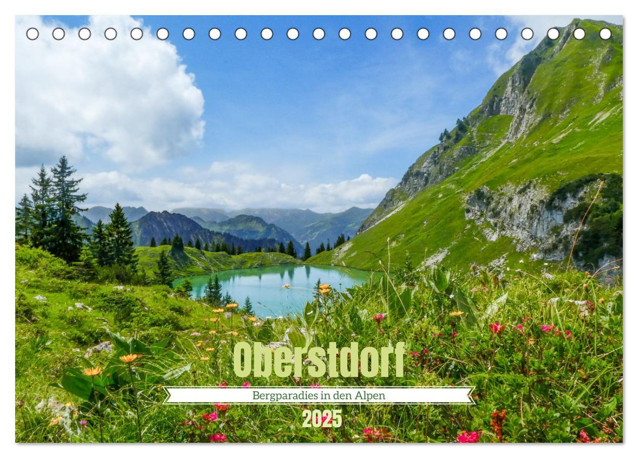 Cover: 9783435017089 | Oberstdorf - Bergparadies in den Alpen (Tischkalender 2025 DIN A5...