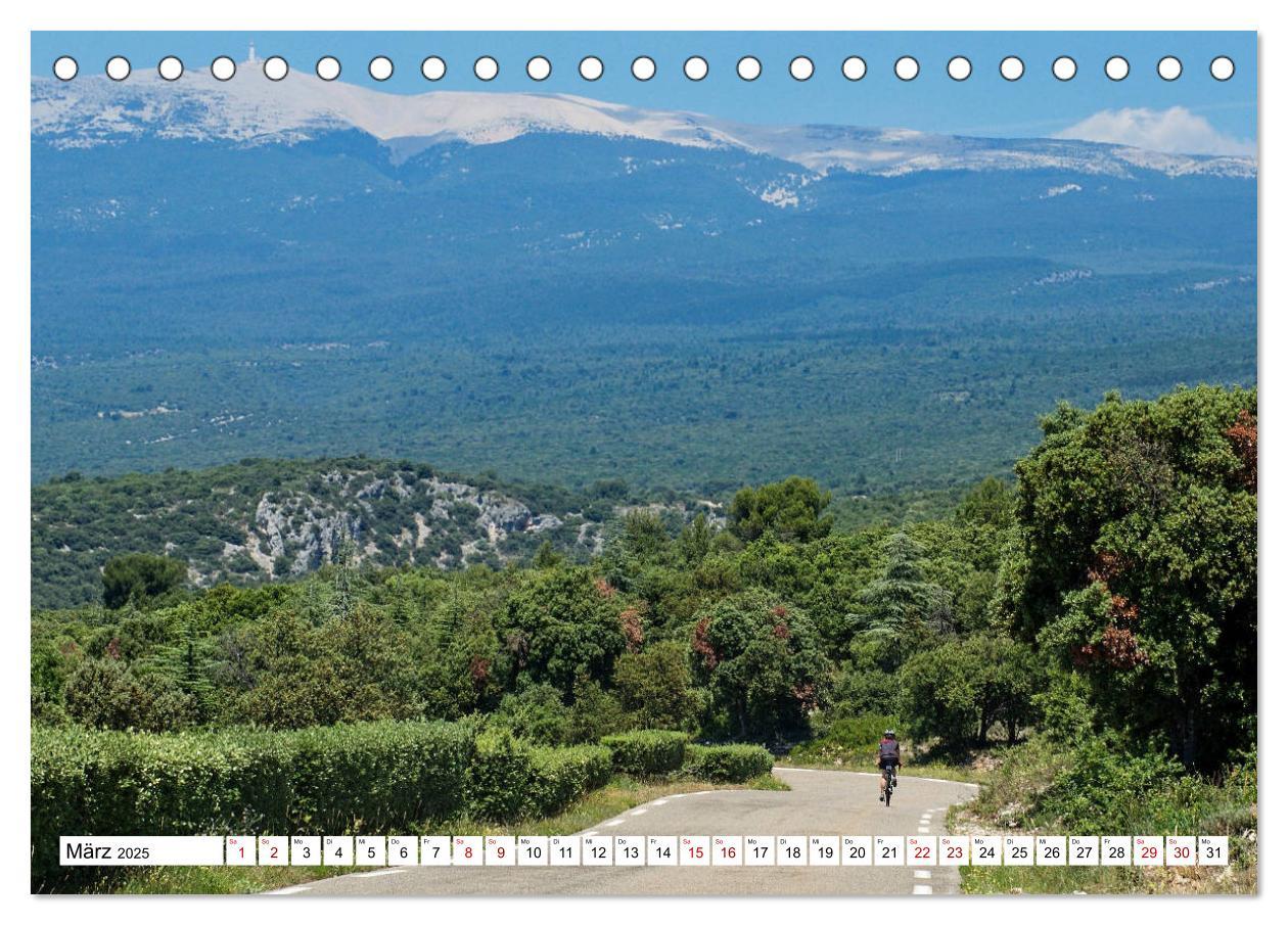 Bild: 9783435348756 | Mit dem Rennrad zum Mont Ventoux (Tischkalender 2025 DIN A5 quer),...