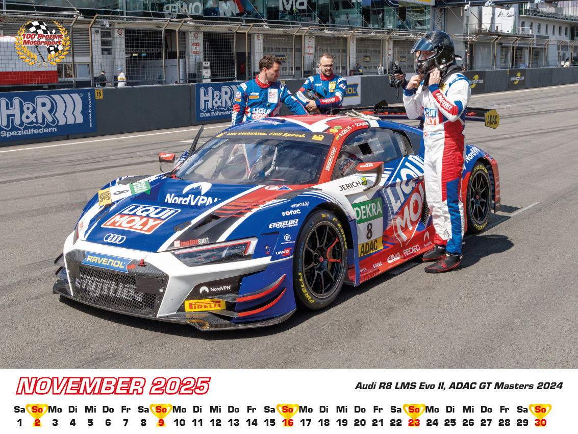 Bild: 9783948794736 | Audi im Rennsport Kalender 2025 | Frank Pommer | Kalender | Deutsch