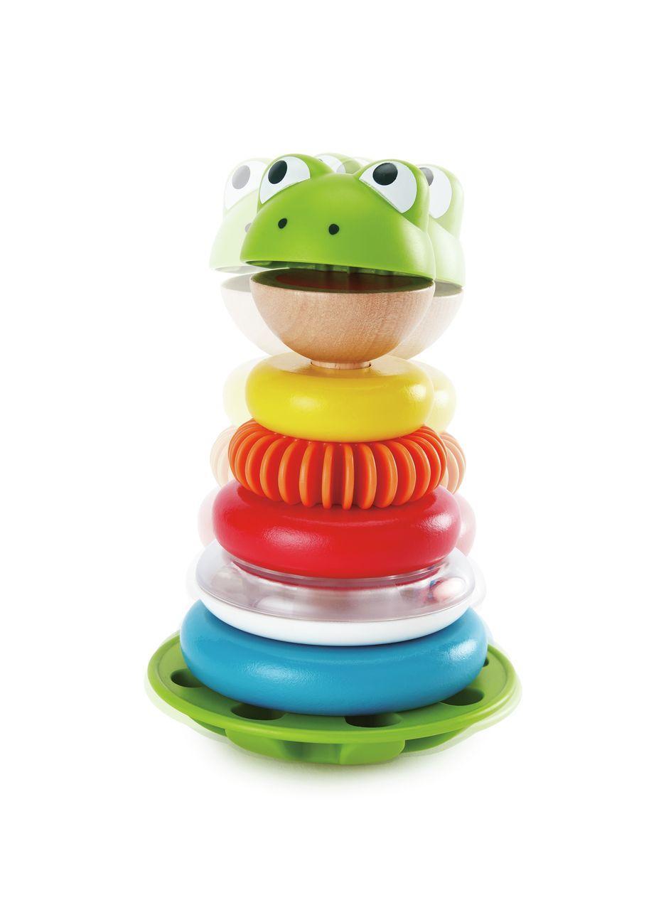 Bild: 6943478024953 | Hape Stapel Frosch | In Kartonage mit Plastiksichtfenster | E0457