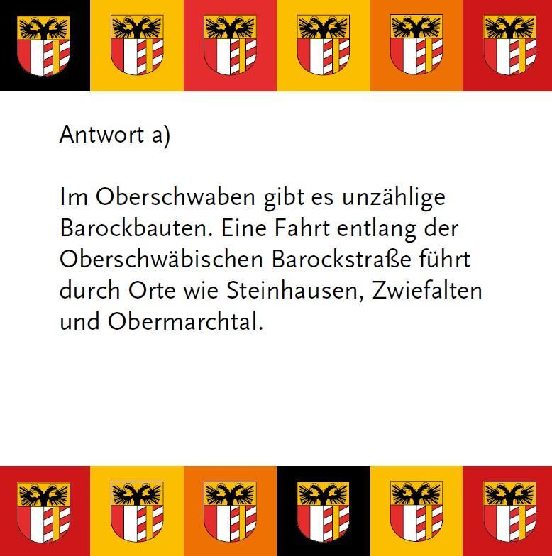 Bild: 4250364119221 | Schwaben-Quiz (Neuauflage) | 66 unterhaltsame Fragen rund um Schwaben