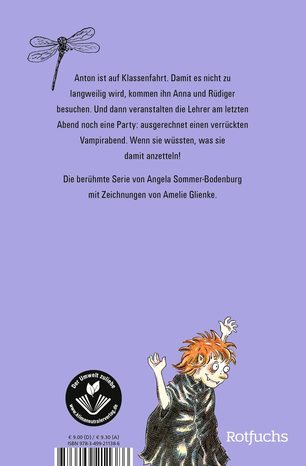 Rückseite: 9783733508241 | Der kleine Vampir und die Klassenfahrt | Angela Sommer-Bodenburg