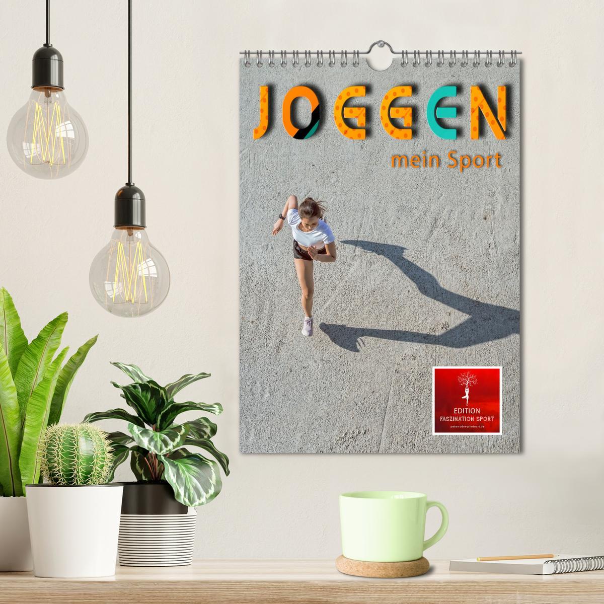 Bild: 9783435911141 | Joggen - mein Sport (Wandkalender 2025 DIN A4 hoch), CALVENDO...