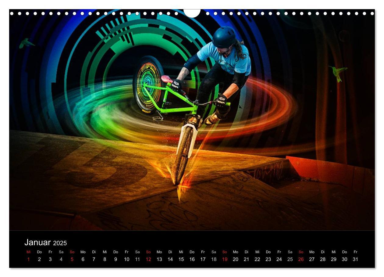 Bild: 9783435614356 | BMX My Life (Wandkalender 2025 DIN A3 quer), CALVENDO Monatskalender