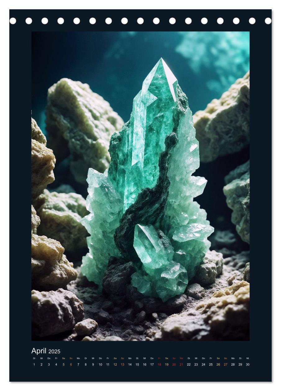 Bild: 9783457138588 | Fantastische Mineralien - Geheimnisvolle Schätze (Tischkalender...