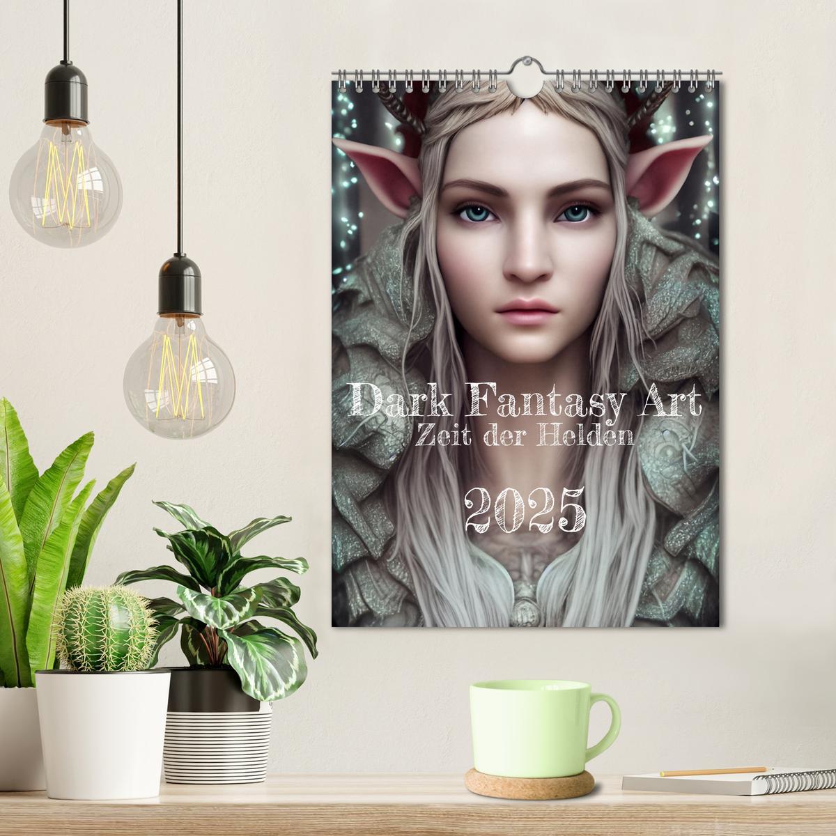 Bild: 9783435890019 | Dark Fantasy Art - Zeit der Helden (Wandkalender 2025 DIN A4 hoch),...