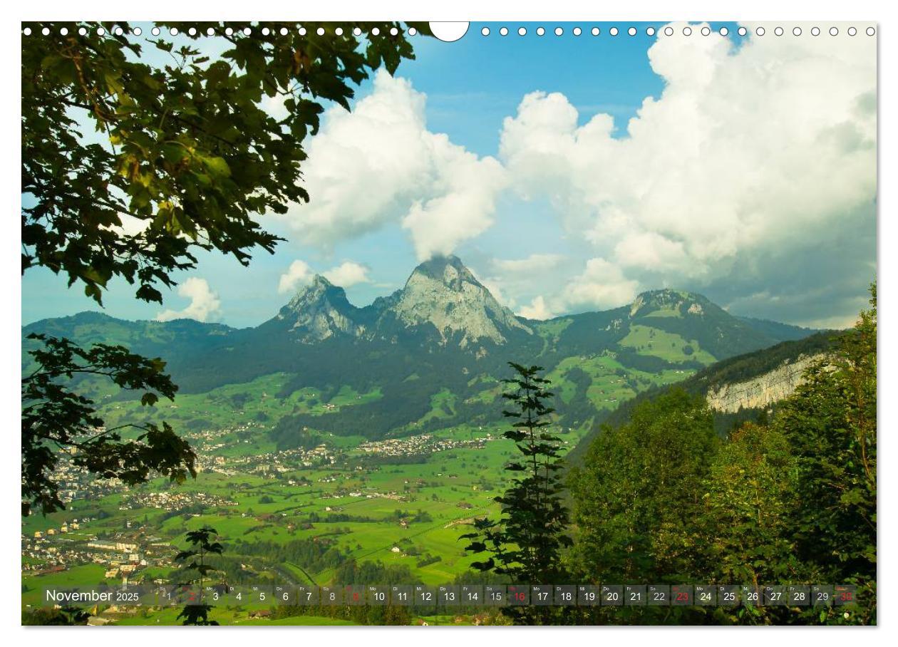 Bild: 9783435658459 | Der Zauber der Schweizer Berge (Wandkalender 2025 DIN A3 quer),...