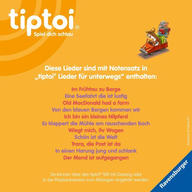 Bild: 9783473492589 | tiptoi® Meine schönsten Lieder für unterwegs | Cee Neudert | Buch