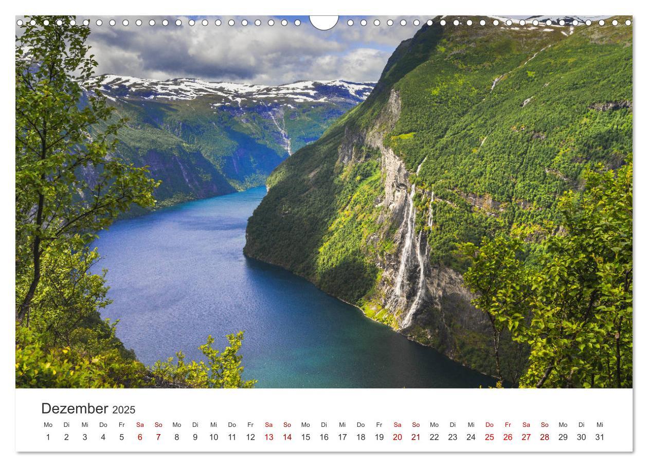 Bild: 9783435278855 | Wasserfälle in Norwegen (Wandkalender 2025 DIN A3 quer), CALVENDO...