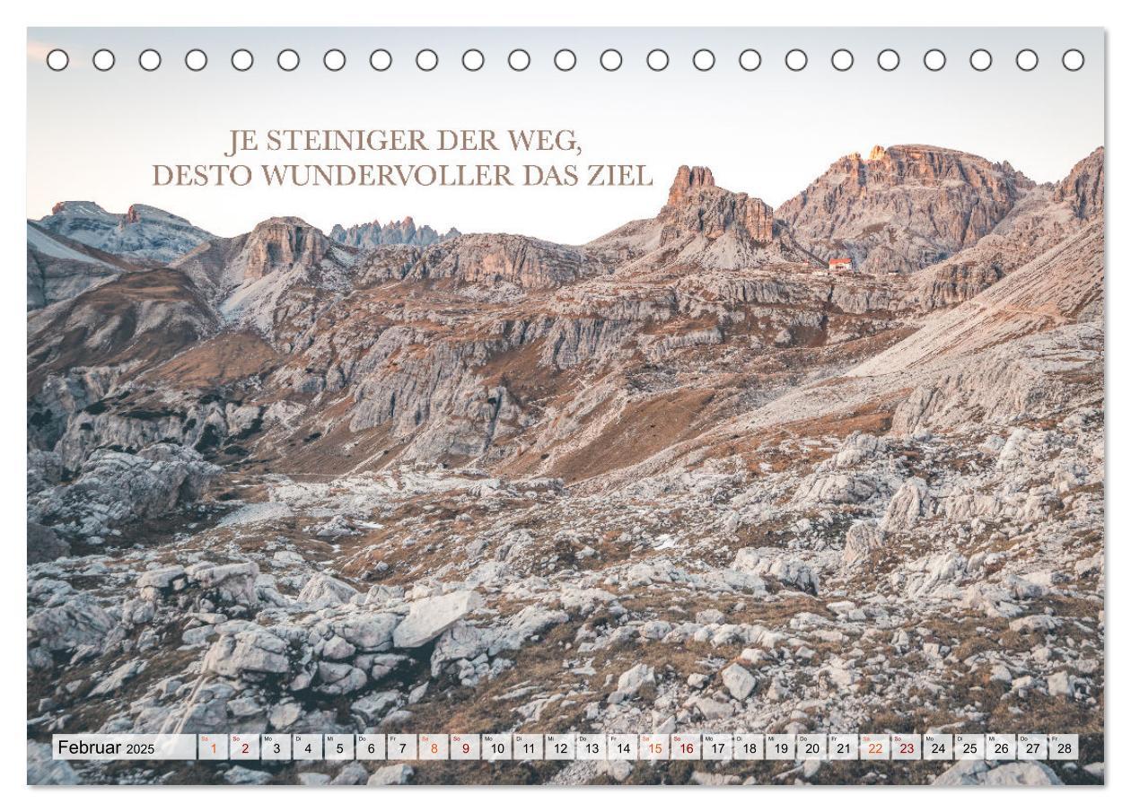 Bild: 9783383996818 | Berge und Sprüche zur Motivation und Inspiration (Tischkalender...