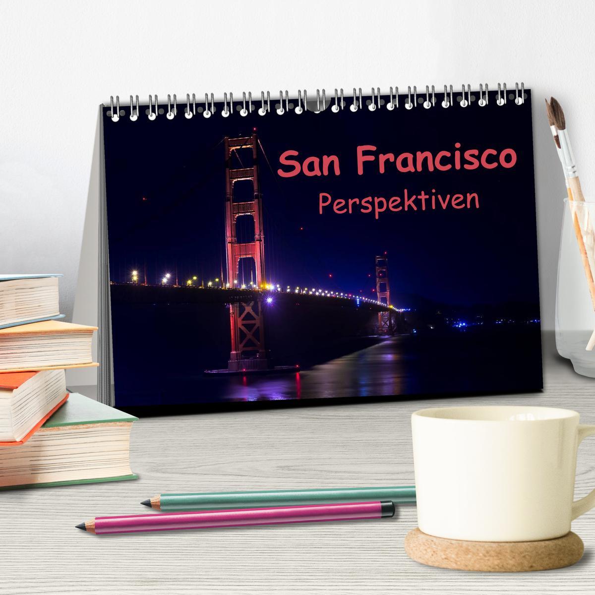 Bild: 9783435508013 | San Francisco Perspektiven (Tischkalender 2025 DIN A5 quer),...