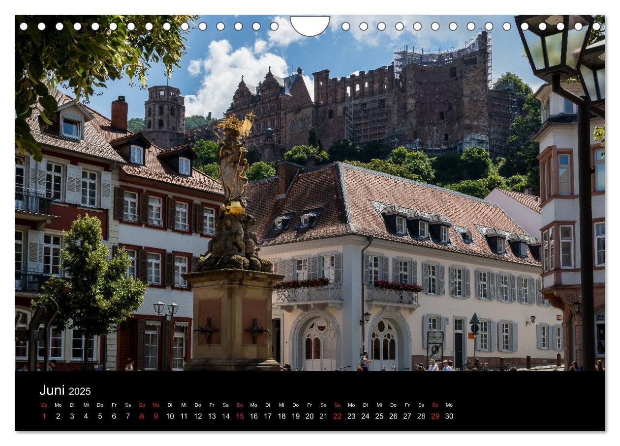 Bild: 9783435696055 | Heidelberger Stadtansichten (Wandkalender 2025 DIN A4 quer),...