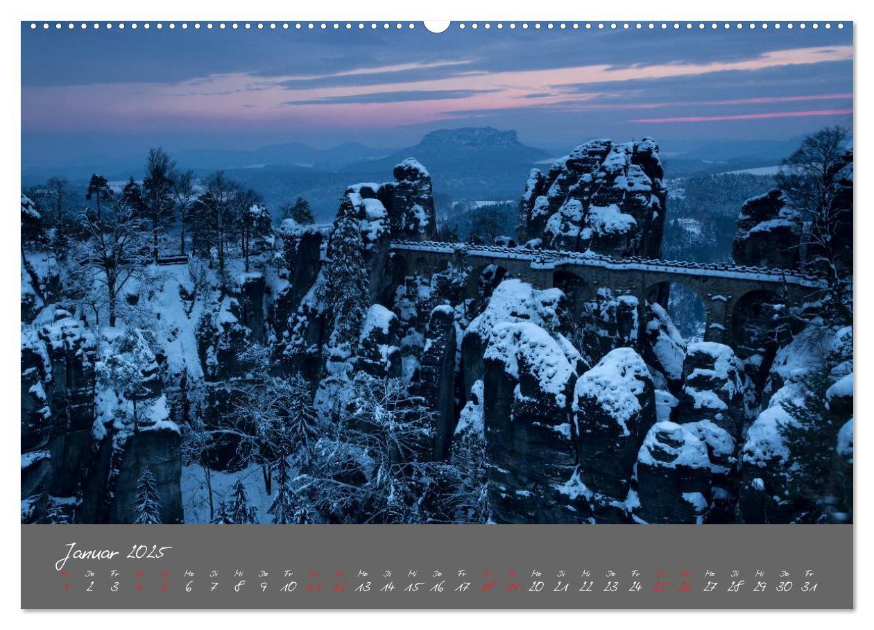 Bild: 9783435810574 | Traumlandschaft - Sächsische Schweiz (Wandkalender 2025 DIN A2...