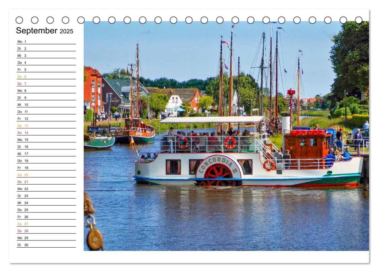 Bild: 9783457239681 | Ostfriesland - maritim pur (Tischkalender 2025 DIN A5 quer),...