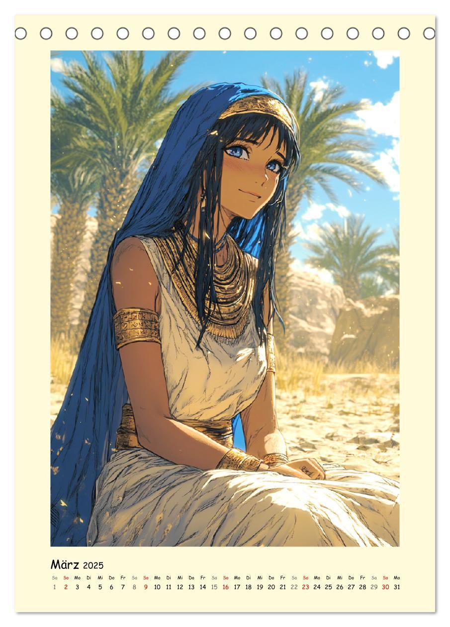 Bild: 9783457211489 | Im alten Ägypten. Manga-Mädchen im Pharaonenland (Tischkalender...