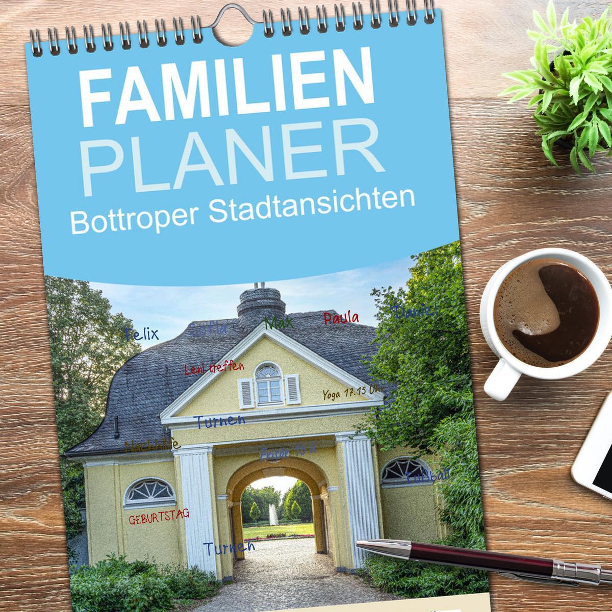 Bild: 9783457101667 | Familienplaner 2025 - Bottroper Stadtansichten mit 5 Spalten...