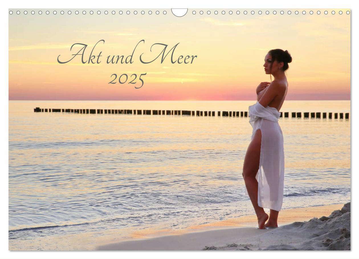 Cover: 9783435437740 | Akt und Meer (Wandkalender 2025 DIN A3 quer), CALVENDO Monatskalender