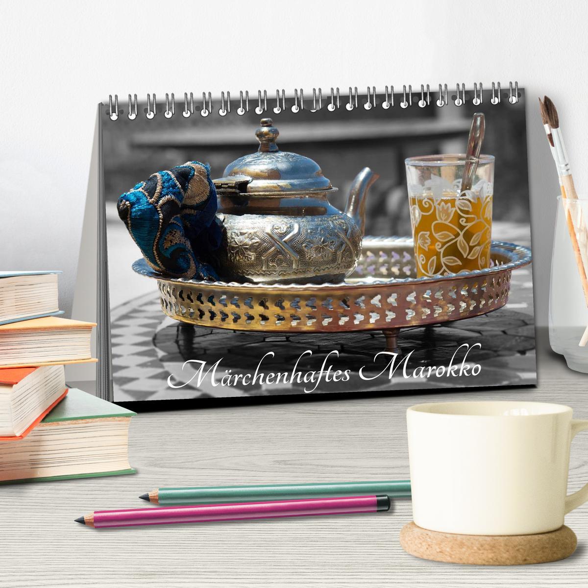 Bild: 9783435460557 | Märchenhaftes Marokko (Tischkalender 2025 DIN A5 quer), CALVENDO...