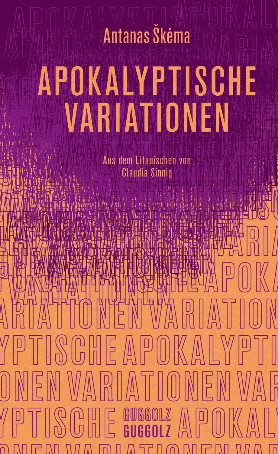 Cover: 9783945370261 | Apokalyptische Variationen | Antanas Skema | Buch | 370 S. | Deutsch