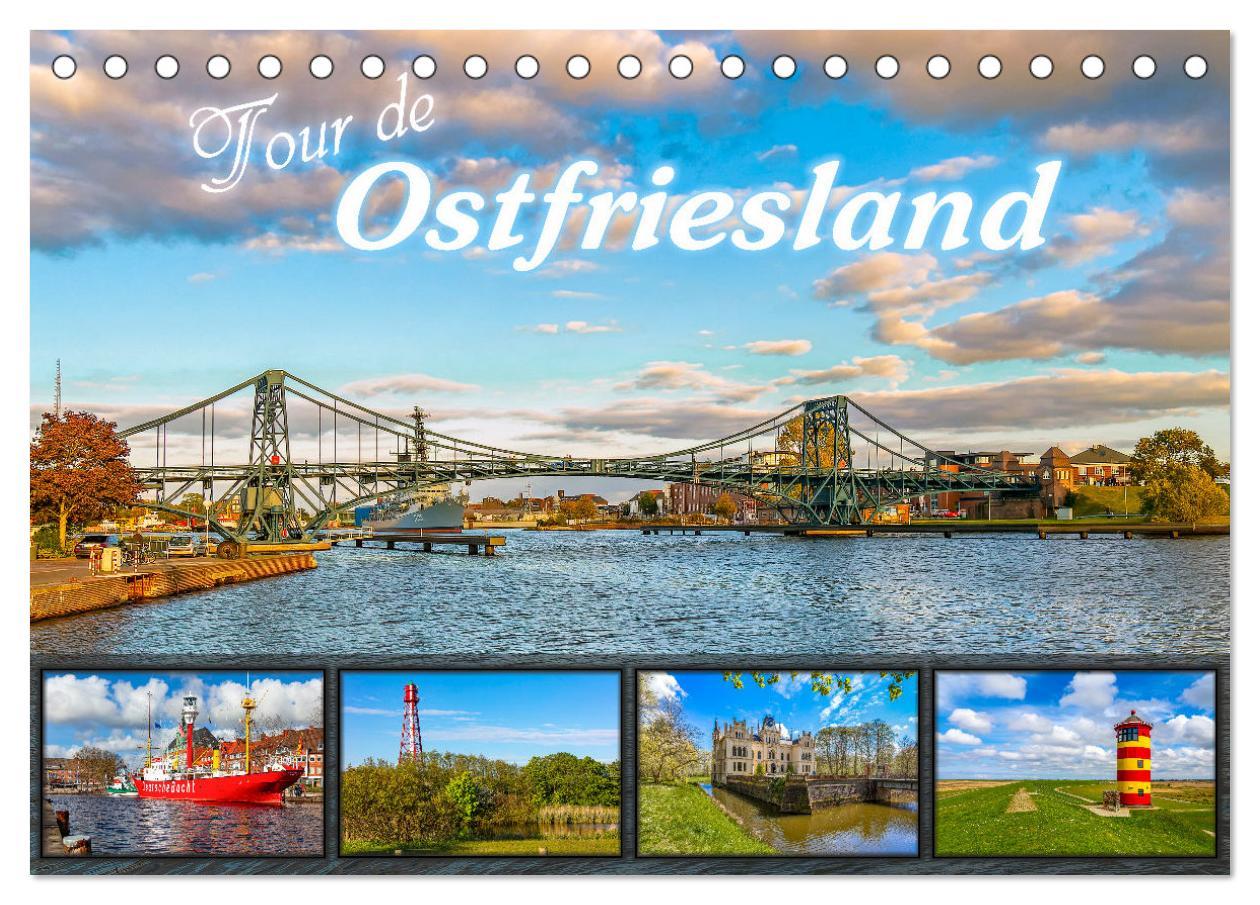 Cover: 9783383969409 | Tour de Ostfriesland (Tischkalender 2025 DIN A5 quer), CALVENDO...