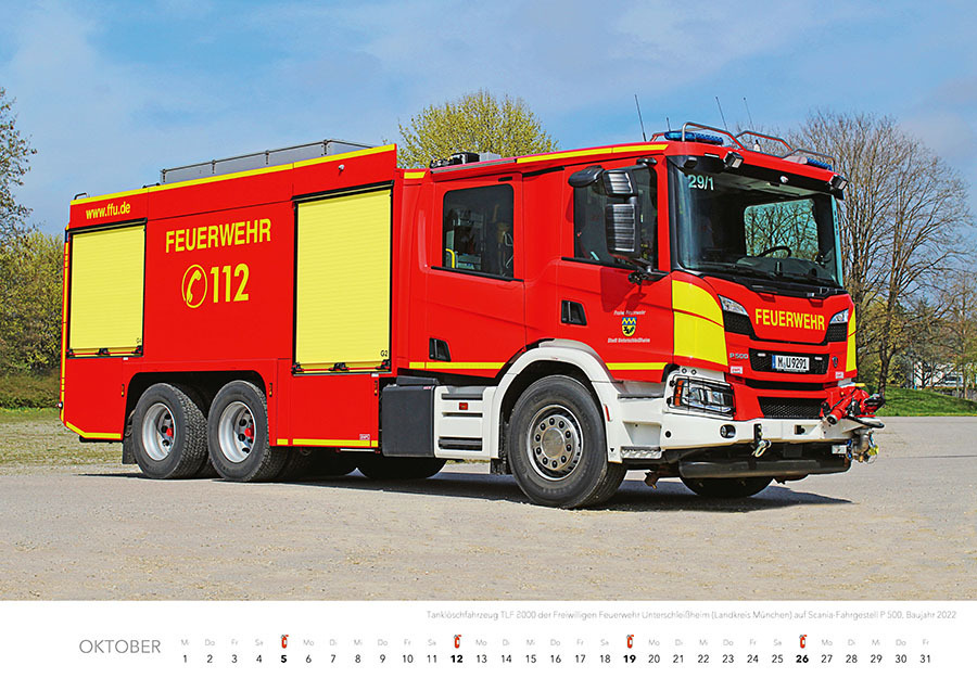 Bild: 9783966648165 | Feuerwehr Kalender 2025 Wandkalender | Hans-Joachim Profeld | Kalender