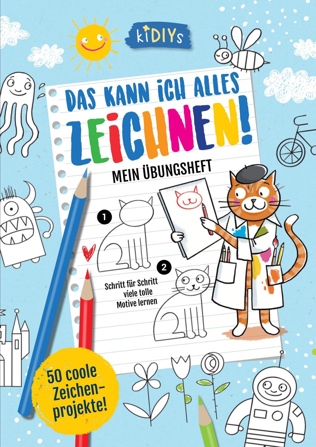 Cover: 9783963471889 | Das kann ich alles zeichnen! Mein Übungsheft - Schritt für Schritt...