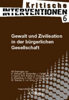 Cover: 9783930345298 | Gewalt und Zivilisation in der bürgerlichen Gesellschaft | Oertzen