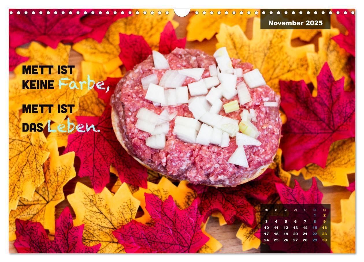 Bild: 9783435038978 | Mettkalender - Spread some more Mett (Wandkalender 2025 DIN A3...