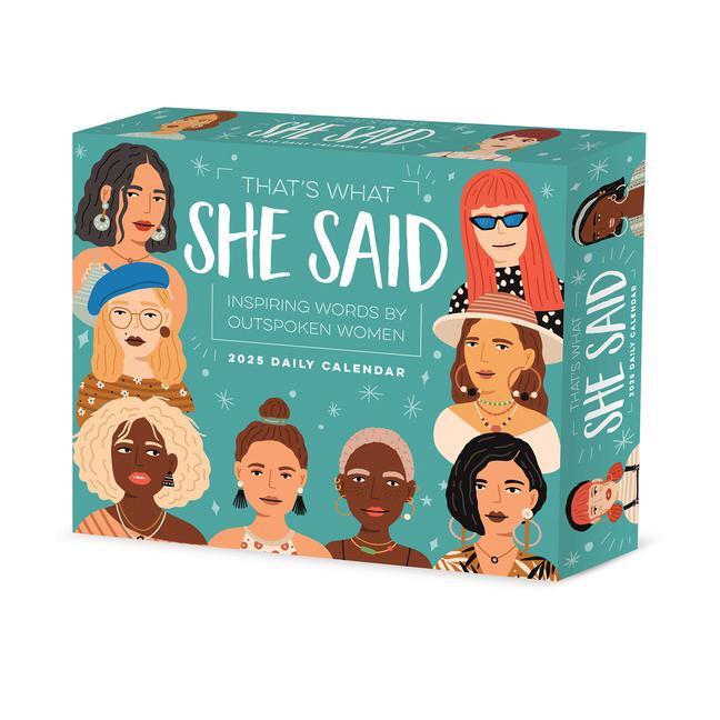 Cover: 9781549241031 | That's What She Said 2025 6.2 X 5.4 Box Calendar | Kalender | Englisch