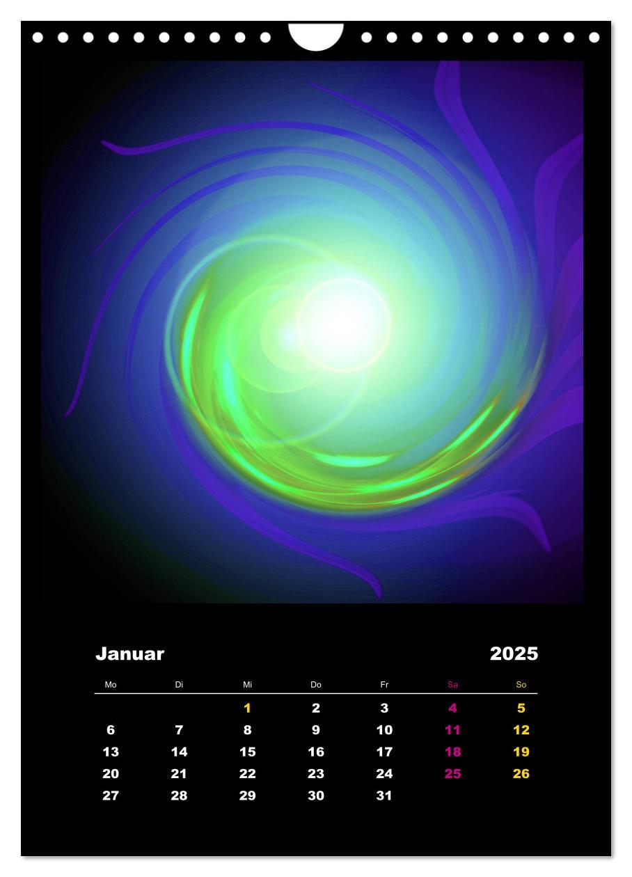 Bild: 9783457168882 | Energie-Spiralen 2025 (Wandkalender 2025 DIN A4 hoch), CALVENDO...