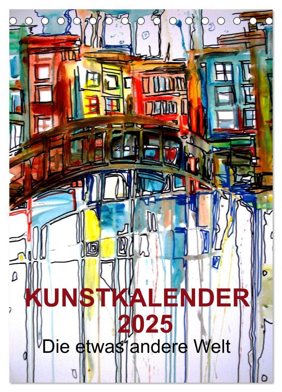 Cover: 9783457026502 | Kunstkalender 2025 "Die etwas andere Welt" (Tischkalender 2025 DIN...