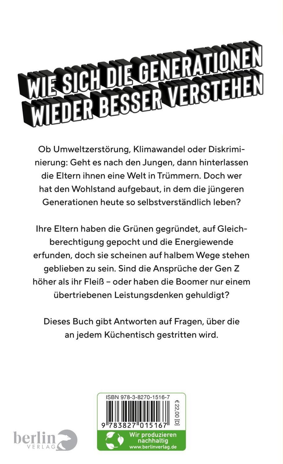 Rückseite: 9783827015167 | Boomer gegen Zoomer | Daniel Goffart (u. a.) | Buch | 224 S. | Deutsch