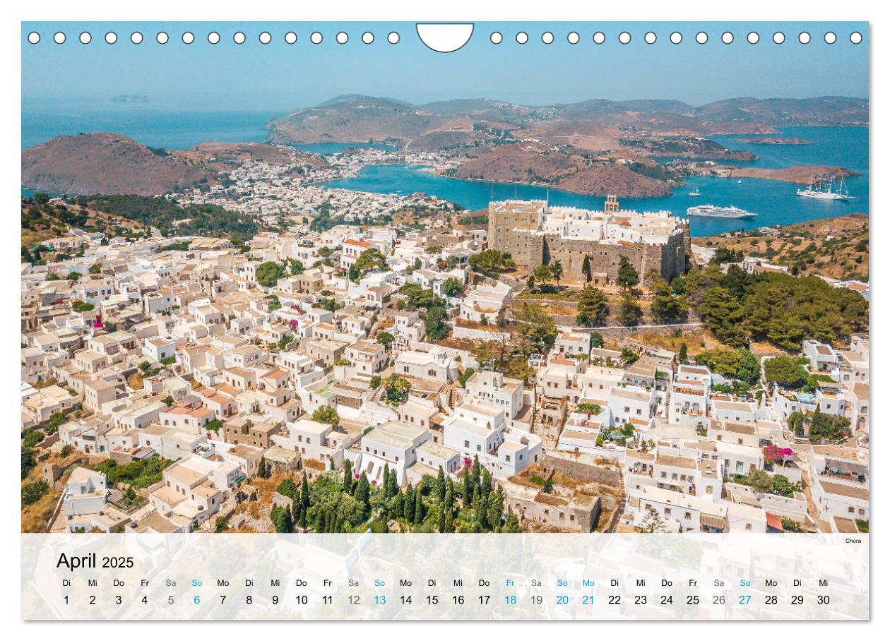 Bild: 9783383997334 | Patmos - Die heilige Insel (Wandkalender 2025 DIN A4 quer),...