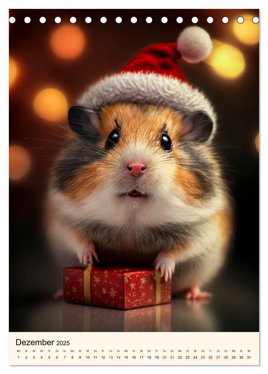 Bild: 9783435885084 | Was für ein Hamster (Tischkalender 2025 DIN A5 hoch), CALVENDO...