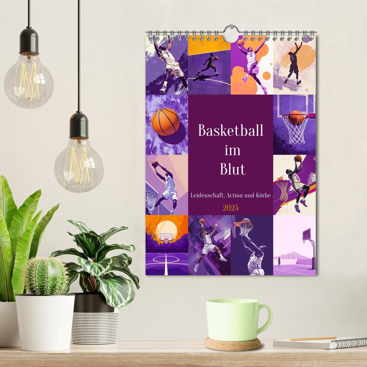 Bild: 9783457205099 | Basketball im Blut (Wandkalender 2025 DIN A4 hoch), CALVENDO...