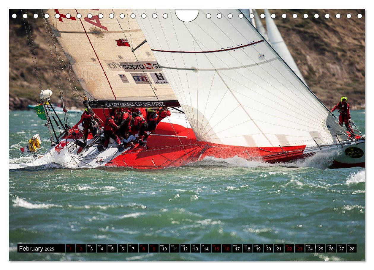 Bild: 9781325946181 | Rolex Fastnet Race (Wall Calendar 2025 DIN A4 landscape), CALVENDO...