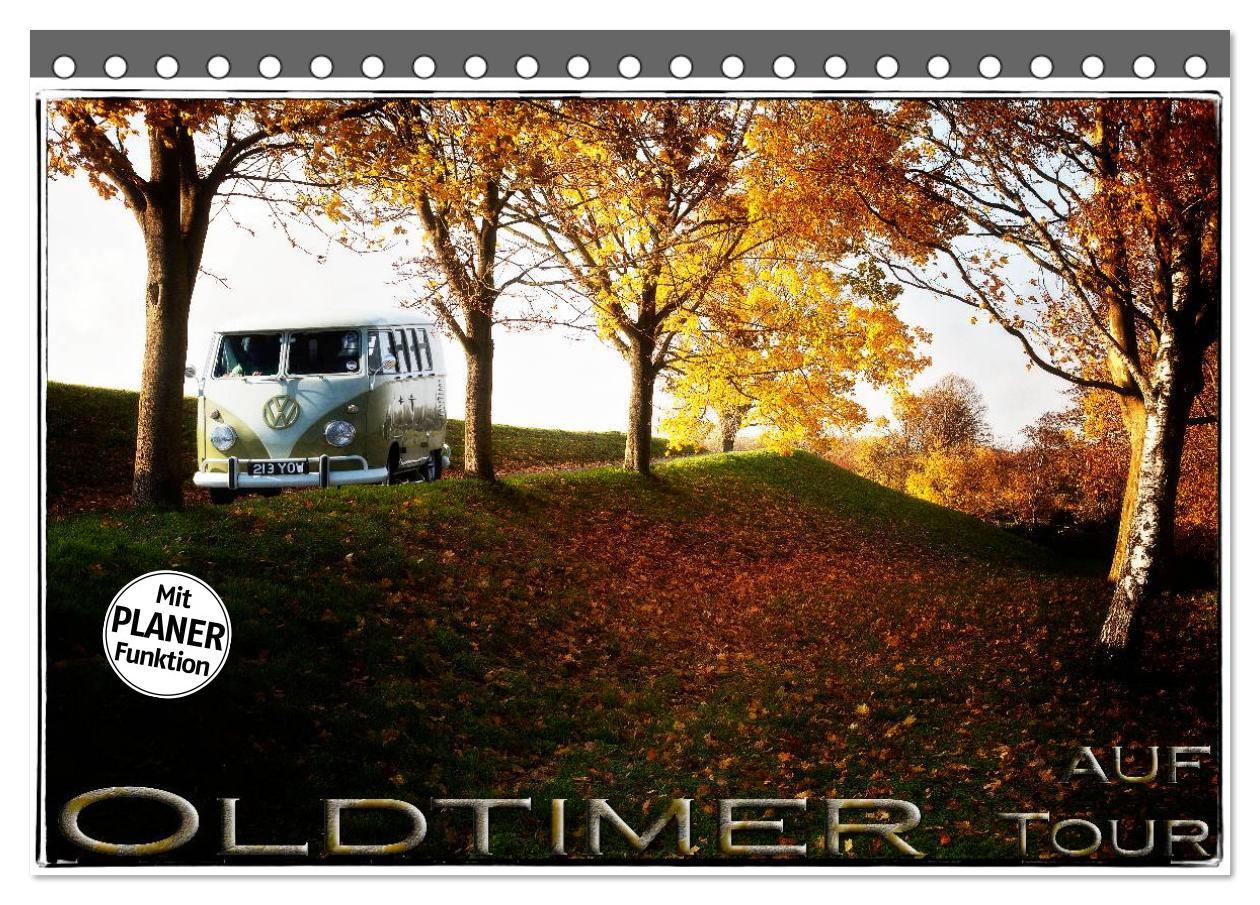 Cover: 9783435551637 | Oldtimer auf Tour (Tischkalender 2025 DIN A5 quer), CALVENDO...