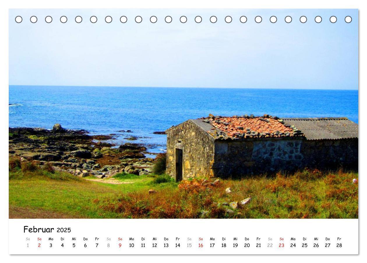 Bild: 9783435557042 | Camino Portugues - Jakobsweg (Tischkalender 2025 DIN A5 quer),...