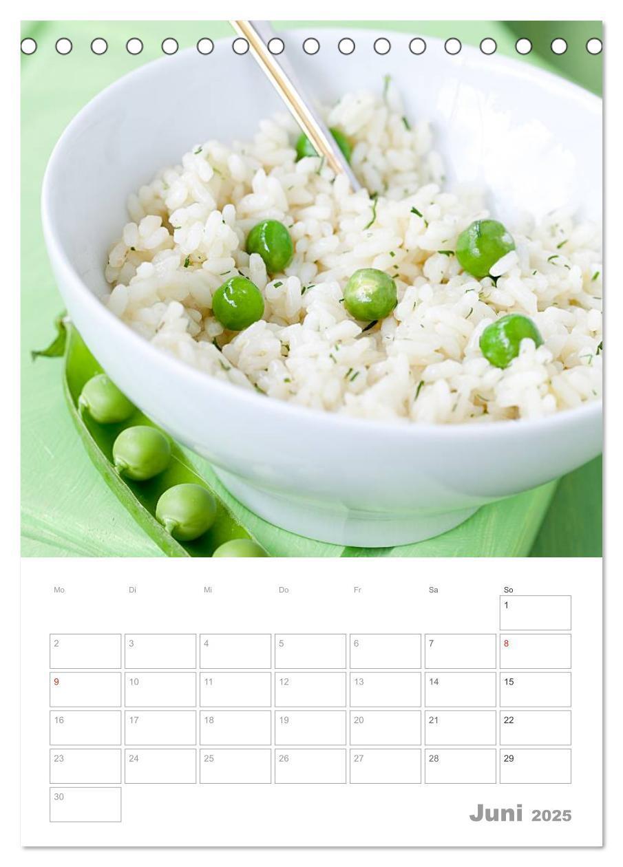 Bild: 9783457069004 | Vegetarisch durch das Jahr / Planer (Tischkalender 2025 DIN A5...