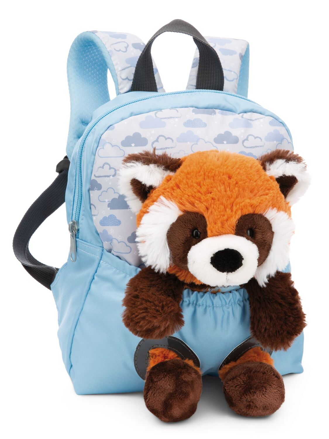 Cover: 4012390498523 | Nici 49852 Rucksack mit Plüschtier 21x26cm Roter Panda 25cm | 49852