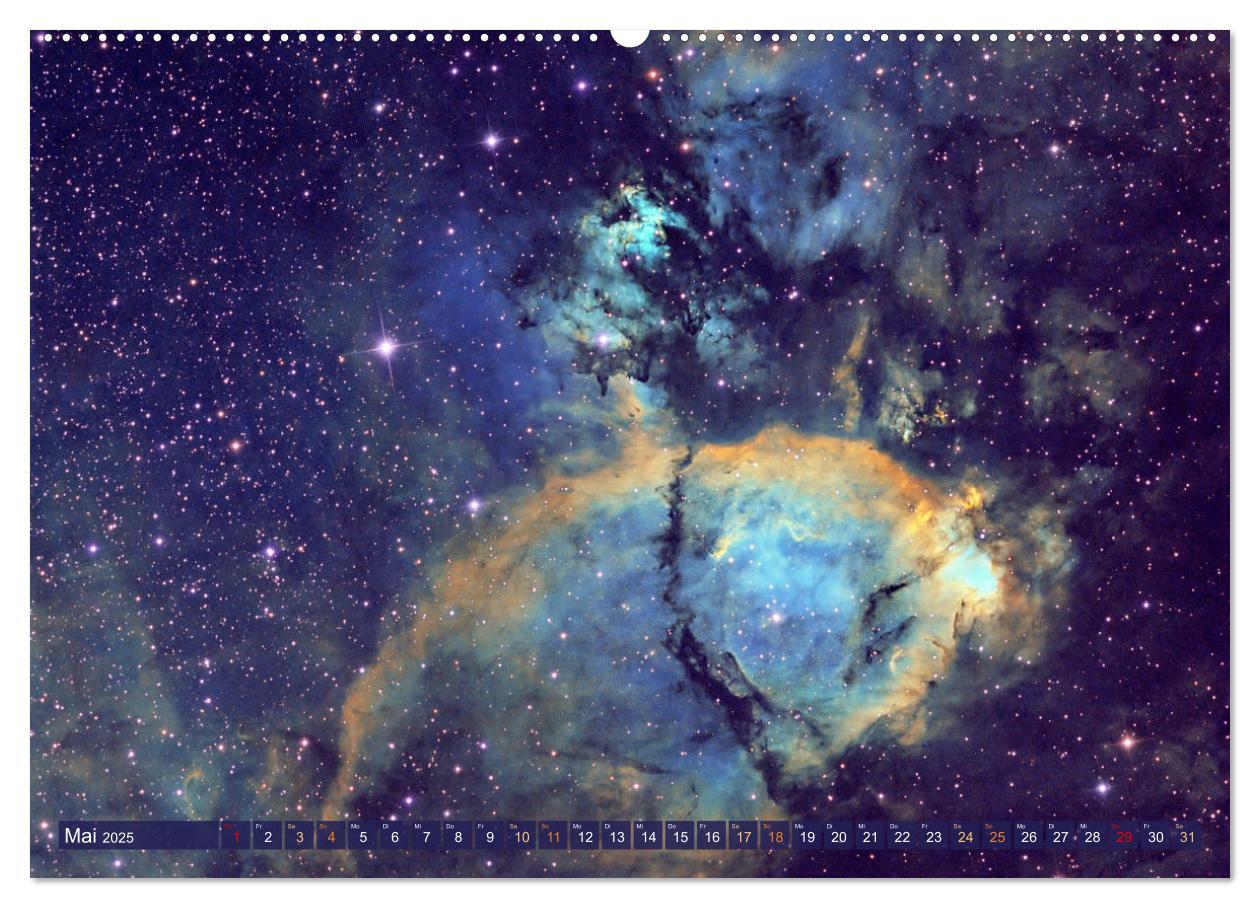 Bild: 9783435055029 | Galaxien, Sterne und Nebel: Leuchten aus dem All (Wandkalender 2025...