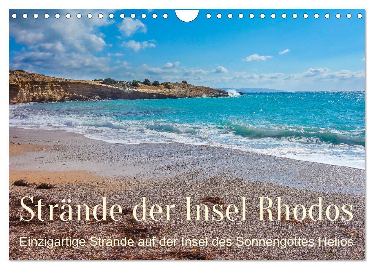 Cover: 9783383998133 | Strände der Insel Rhodos (Wandkalender 2025 DIN A4 quer), CALVENDO...