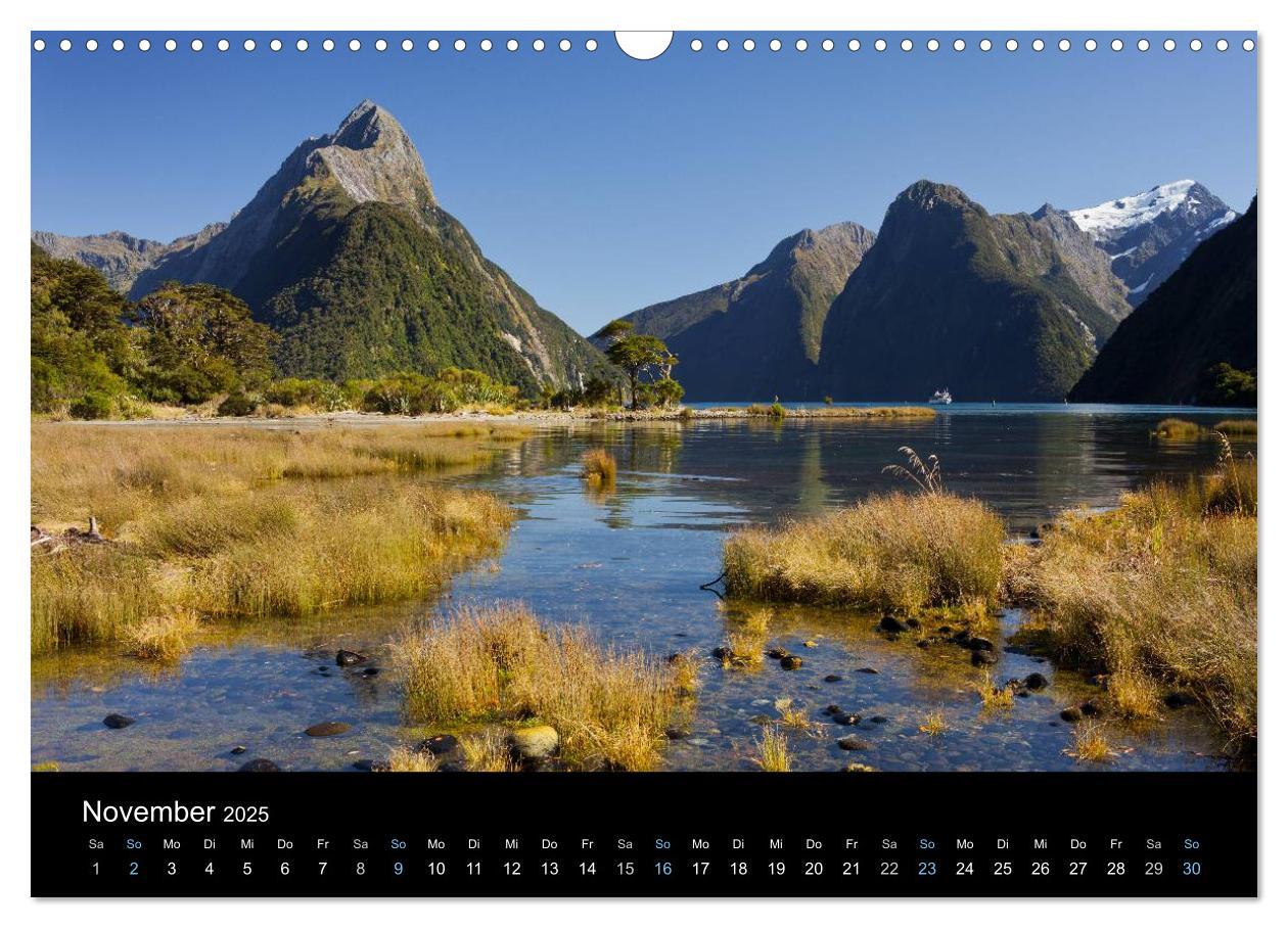 Bild: 9783435565160 | Traumziel Neuseeland 2025 (Wandkalender 2025 DIN A3 quer), CALVENDO...