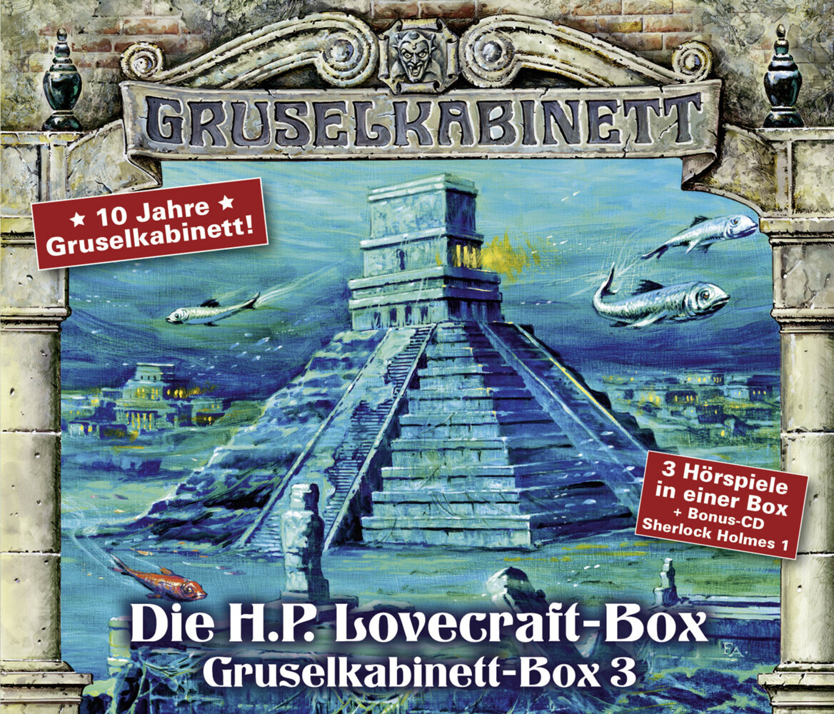 Cover: 9783785751190 | Gruselkabinett. Box.3, 4 Audio-CD | Howard Ph. Lovecraft | Audio-CD