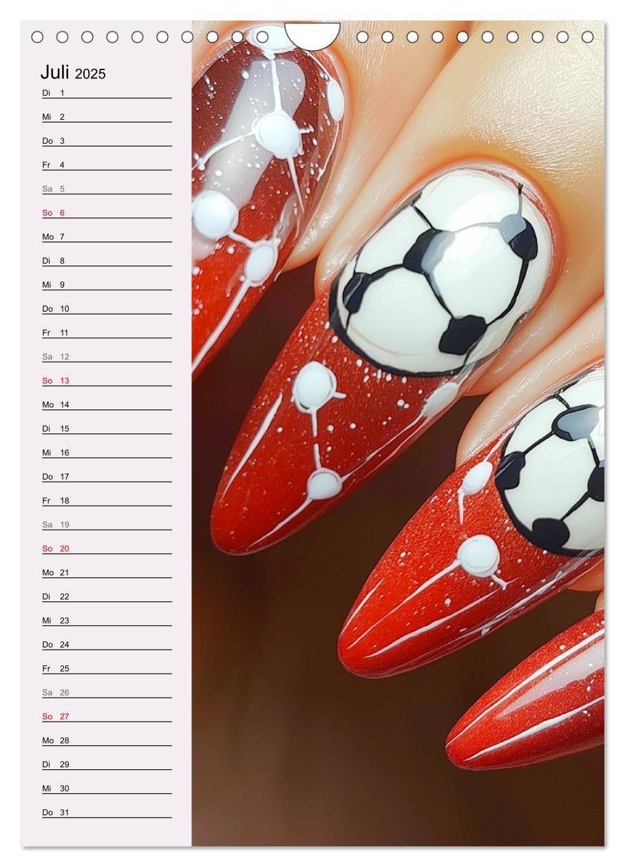 Bild: 9783457205686 | Nageldesign. Außergewöhnliche Fingernägel (Wandkalender 2025 DIN A4...