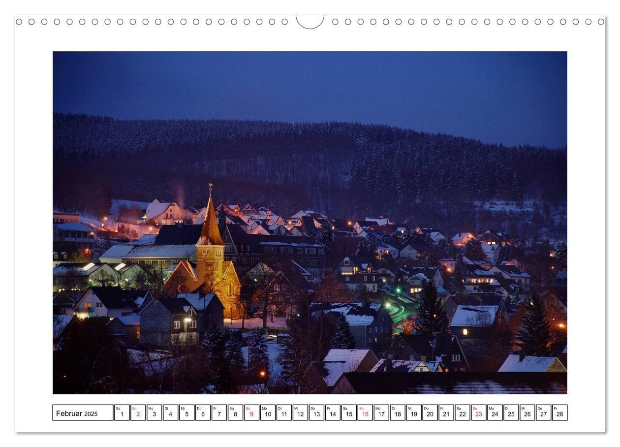 Bild: 9783435613922 | Blaue Stunde im Siegerland (Wandkalender 2025 DIN A3 quer),...