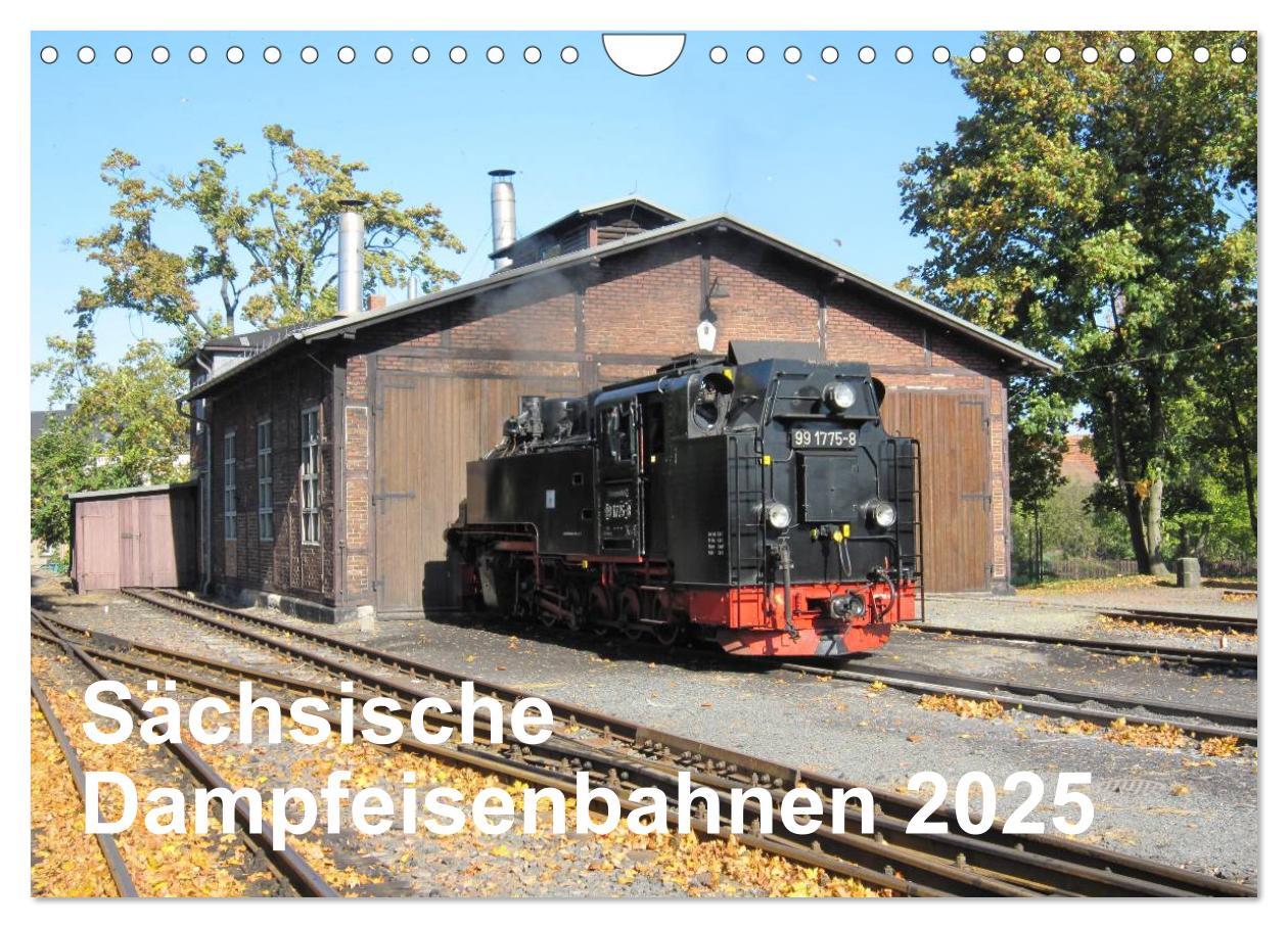 Cover: 9783435566020 | Sächsische Dampfeisenbahnen 2025 (Wandkalender 2025 DIN A4 quer),...