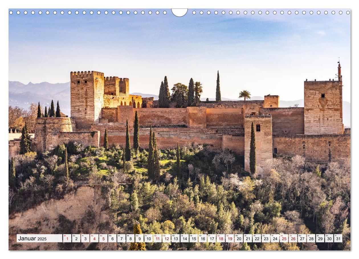 Bild: 9783383763120 | Spanien - Andalusien (Wandkalender 2025 DIN A3 quer), CALVENDO...