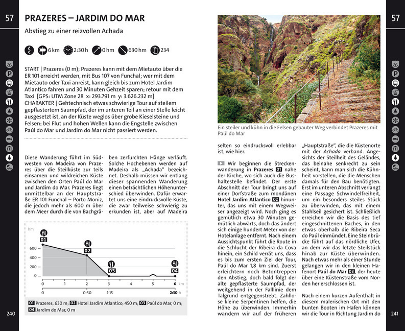 Bild: 9783259037430 | Madeira Wanderführer | Mit 60 Touren und Outdoor App | Peter Mertz