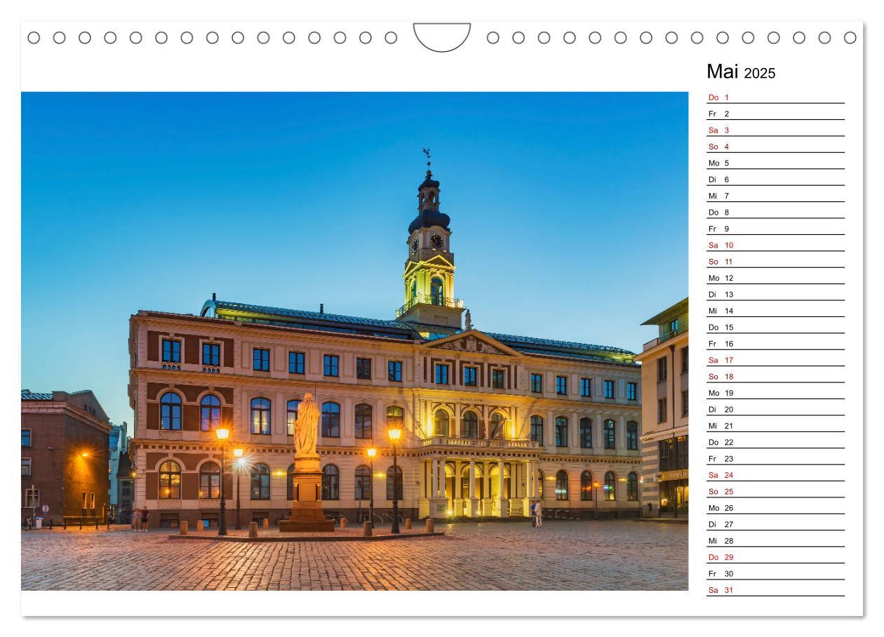 Bild: 9783435427741 | Ein Wochenende in Riga (Wandkalender 2025 DIN A4 quer), CALVENDO...